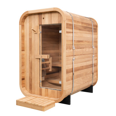 Sauna extérieur Duo - 2 chauffeurs Wi-Fi 8kw avec Harvia Spirit