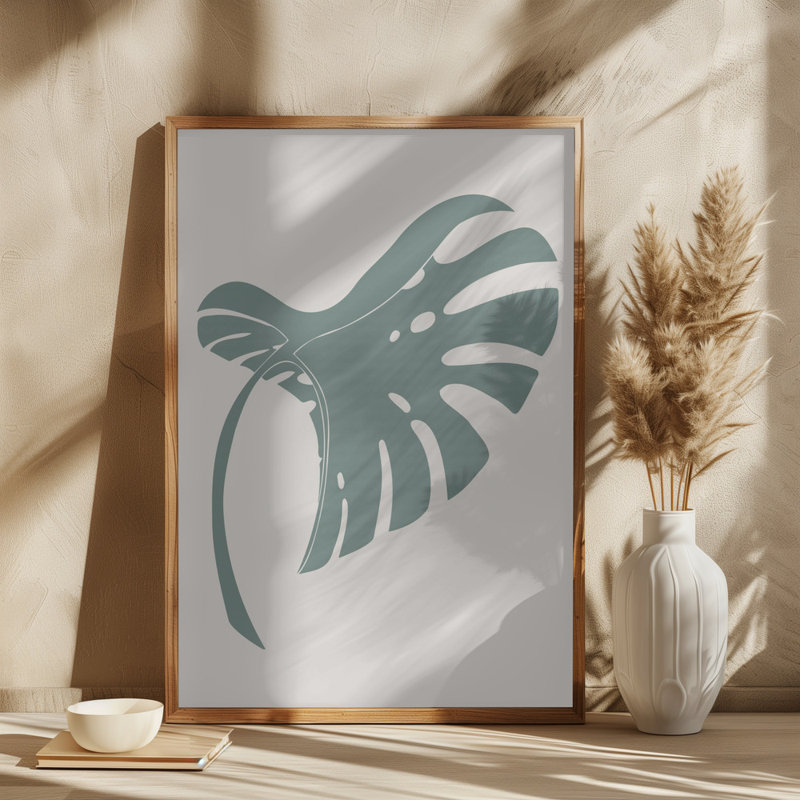 Monstera Bent, 76.2 cm H x 50.8 cm W