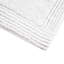 Tapis 100% coton pour salle de bain 21 x 34 po, 3000 g / m², réversible, blanc, et tapis magnétique réversible, blanc-130429439-130429436