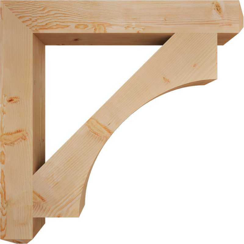 Support l 5 1/2 po x P 46 po x H 46 po Westlake Craftsman, Sapin de Douglas, H 46 po x l 5,5 po x P 46 po