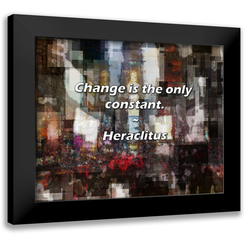 Heraclitus Quote: Change is the only constant.
