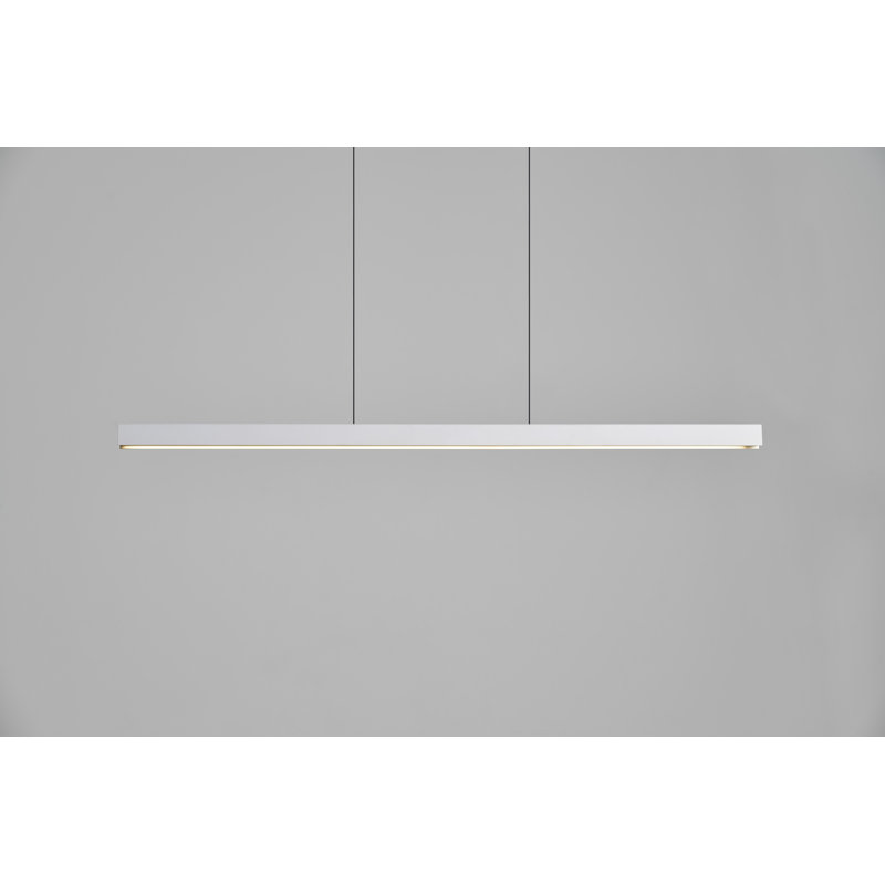 Luminaire suspendu géométrique à 1 lumière Huong, Blanc