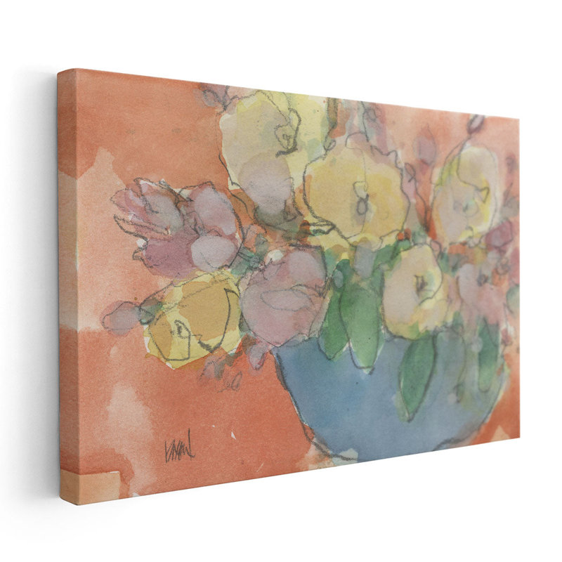 The Embrace Bouquet II - Canvas Print Wall Art, 20" H x 30" W