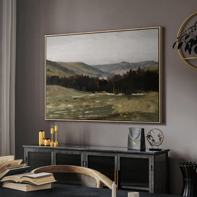 «Vintage Landscape - CM XXXVII» sur toile