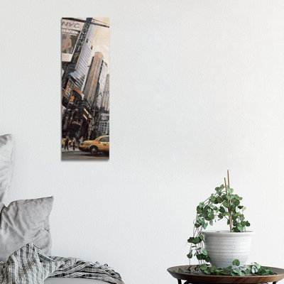 Times Square I by Matthew Daniels - Wrapped Canvas Panoramic Print