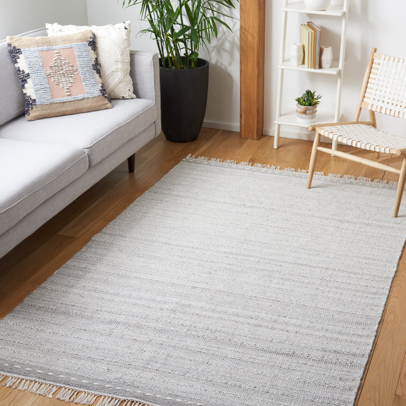 Shiela Flat Weave Performance Striped Rug, Rectangle 5' x 8'