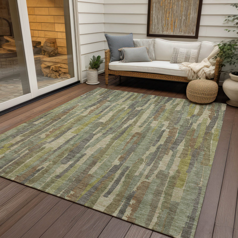 Tapis vert intérieur / extérieur Saharae , 8' x 10'