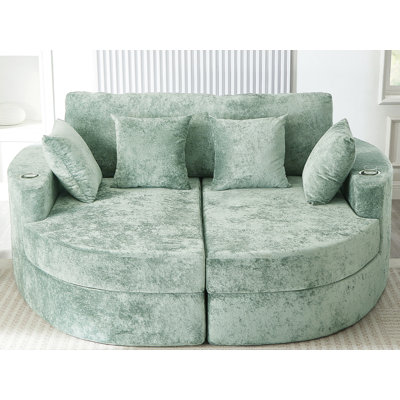 Chaise longue rembourrée