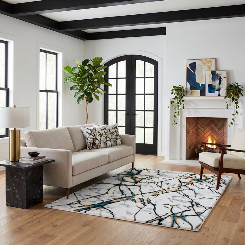 Way Wick Abstract Indoor Rug