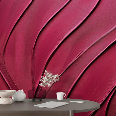 Velvet Crimson Cascade