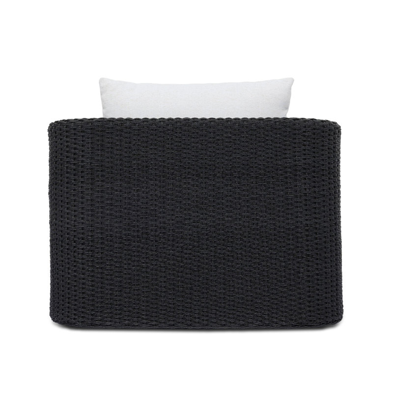 Westby Outdoor Chair-Faux Black Hyacinth, Faux Black Hyacinth, Alessi Linen