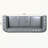 Arlen 84.65'' Faux Leather Rolled Arm Sofa,Nailheads,couch-694338714