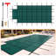 Couverture de sécurité rectangulaire Winado pour piscine creusée de 4,9 x 9,8 m (16 x 32 pi) avec marche centrale de 1,2 x 2,4 m (4 x 8 pi).-133672599