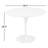 Flow Round with Steel Base Dining Table-804779797