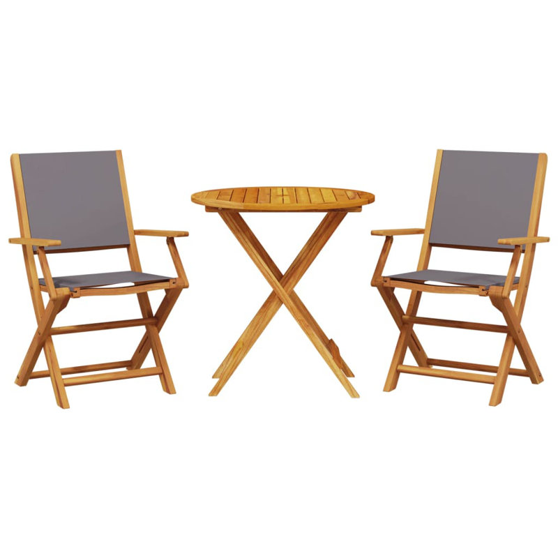 Raania 2 - Person Patio Dining Set with, Anthracite
