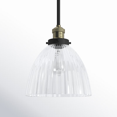 Montrose Single Light Glass Dimmable Pendant