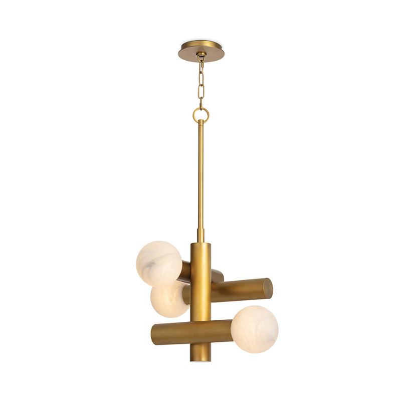 Dion Pendant (Oil Rubbed Bronze), Natural Brass