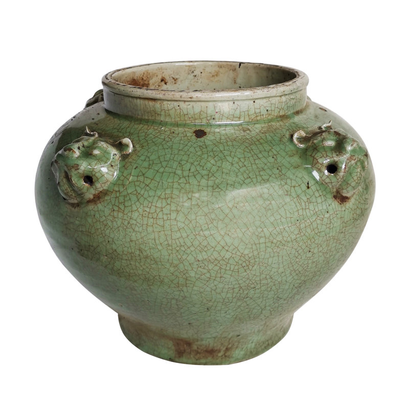 Vase de table en porcelaine d’intérieur/d’extérieur 11 ", Céladon