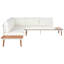 5 Seater Garden Sofa Set Off-White Mondello