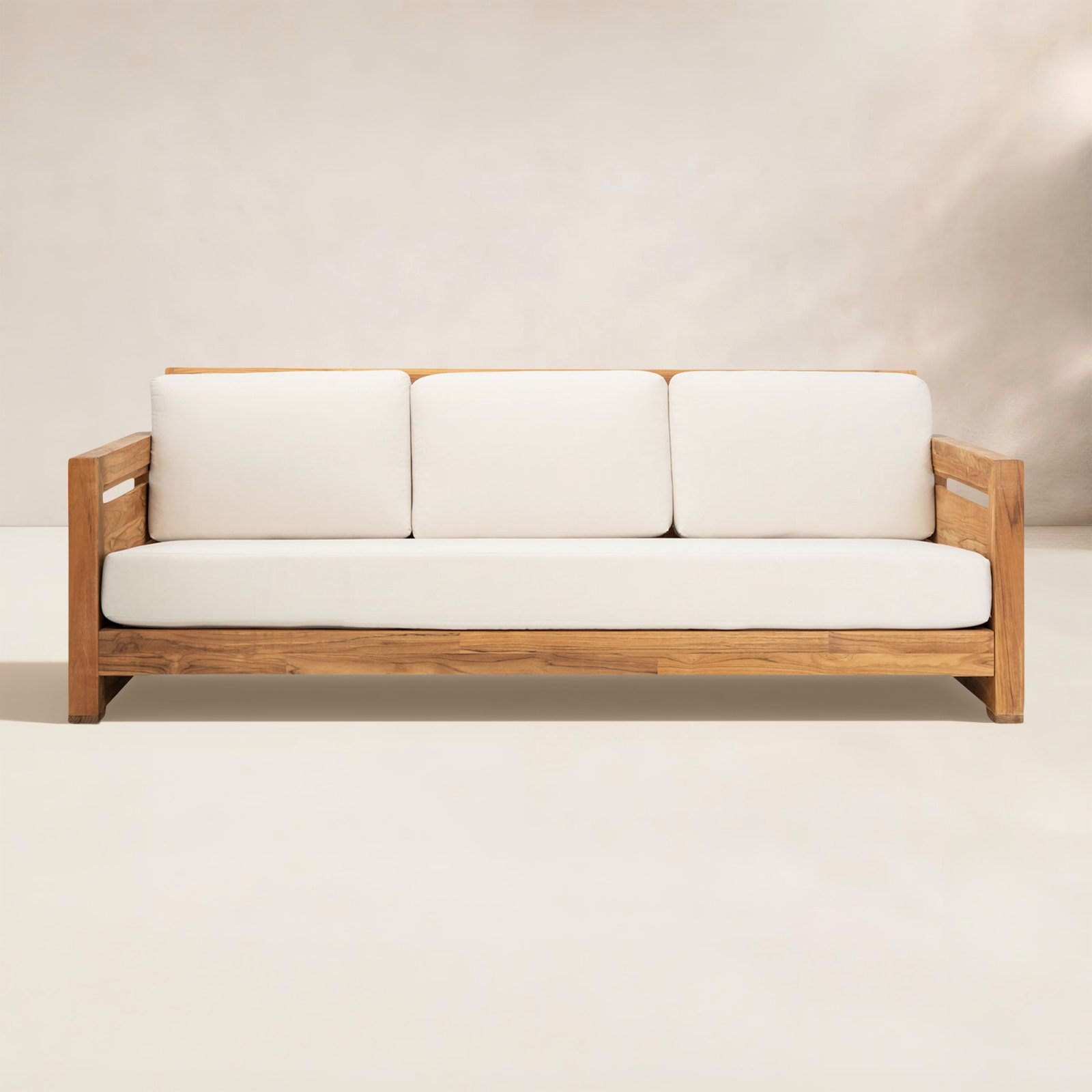 Baela 84" Teak Patio Sofa