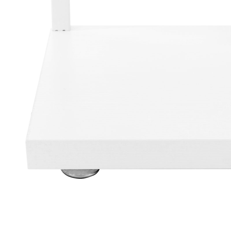 Free Standing Shoe Display Shelf, White