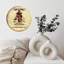 Horloge murale en bois 10 po, mouvement silencieux, à piles (piles AA non incluses), décor artistique, parfait pour les décorations