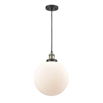 Luminaire sphère suspendu 1 lumières simple Lorene