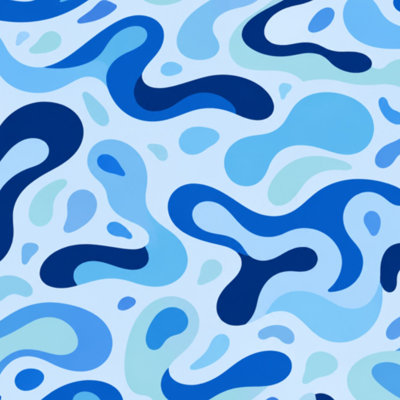 Peel and Stick Wallpaper blue camouflage military stylish design marine Contact Paper Removable Self Adhesive Wall Mural Wall Decor for Bedroom Kitchen Cabinets 24in x 118in