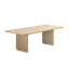 Round Off 88'' Solid Wood Dining Table-1019880256