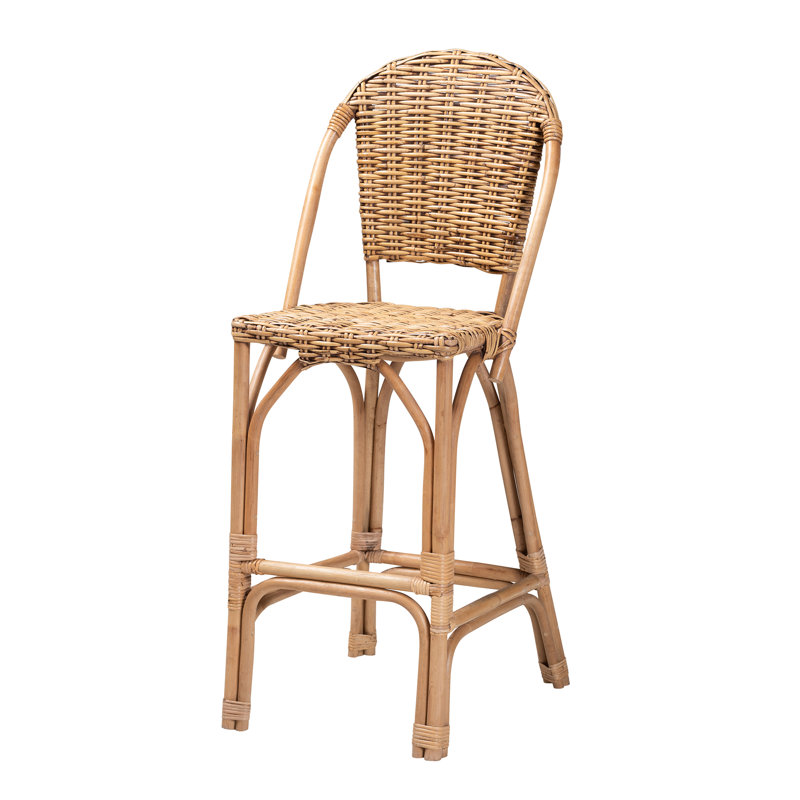 Charvey 28" Rattan Bar Stool