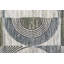 Tapis en polyester vert, bleu, gris anthracite, ivoire et gris Suhailey-1163130997