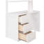 Lit mezzanine avec tiroirs, bureau et garde-robe-110899287-110899285