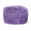 Round Tibetan Lamb Sheepskin Ottoman-950018304-950018334