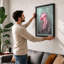 Drifting Jellyfish Coastal - Framed Print-1371328935-1371328933