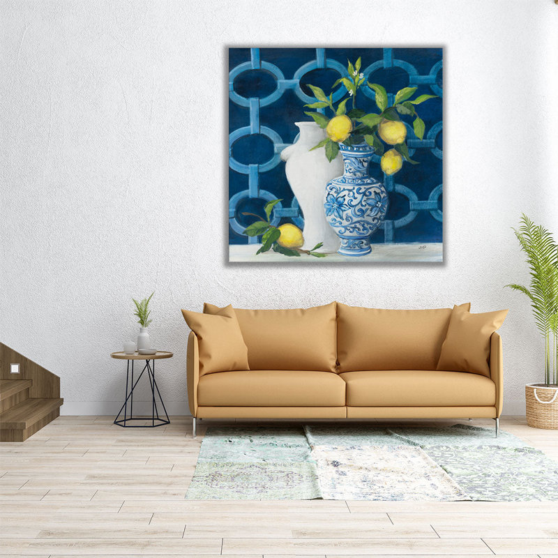 «Chinoiserie Delight», reproduction d'art sur toile, H 20 po x l 20 po