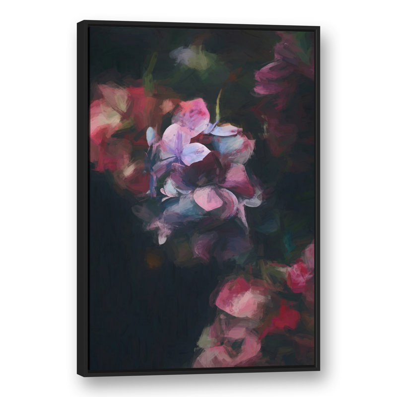Fleurs foncées-reproduction d’art sur toile