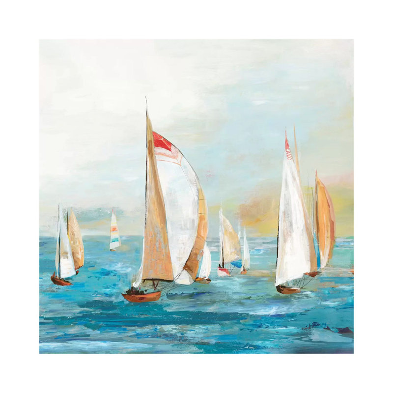Sleepless by Allison Pearce - Wrapped Canvas Painting, 45.72 cm H x 45.72 cm W x 1.91 cm D