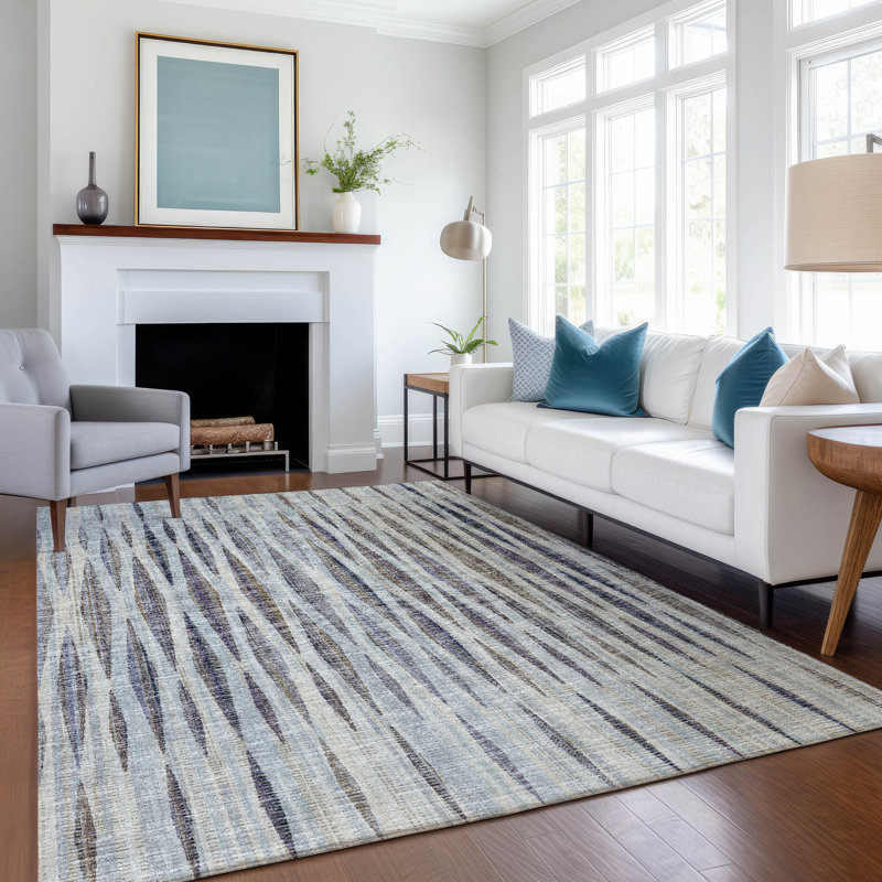  Premium Machine Washable Myalee AMF31 Rug, Rectangle 3' x 5'