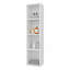 Armoire murale Cale, 4 tablettes, blanc