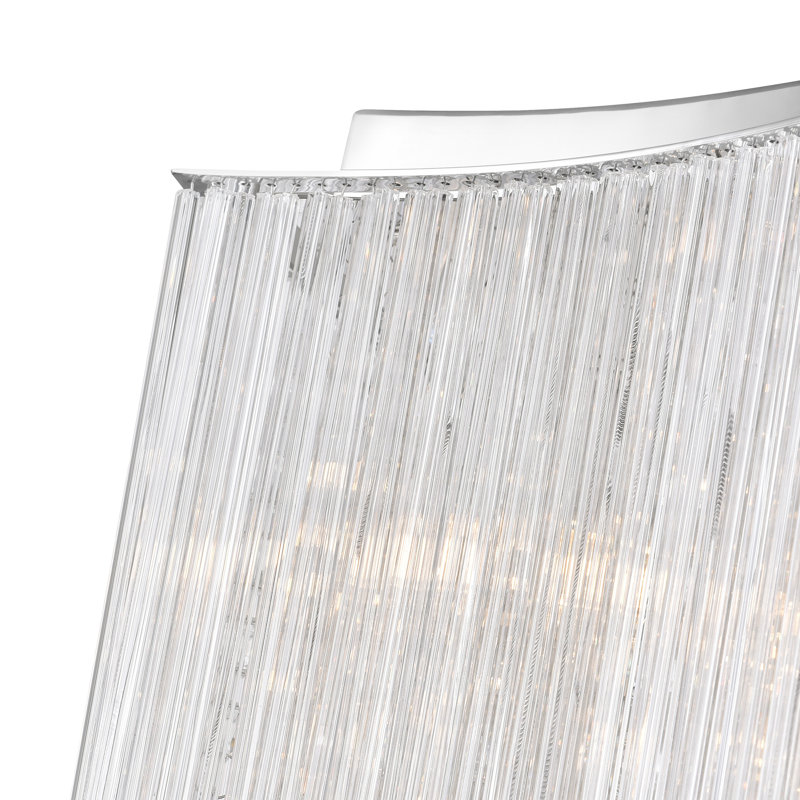 20'' 10 Light Drum Shade Chandelier With Chrome Finish – G9 LED Compatible – Glam Fixture for Living Room, Dining Room, Kitchen