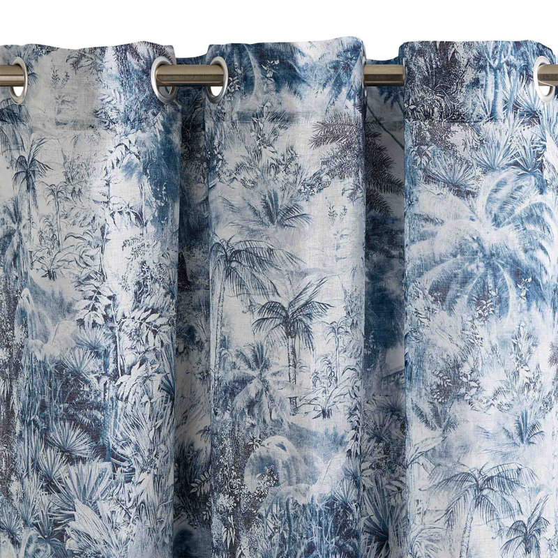 Linen Semi Sheer Single Curtain Single Panel, 200 W x 280 D cm