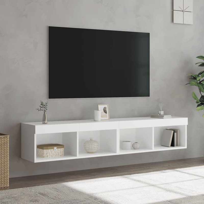 Bustamente TV Stand for TVs up to 24", White