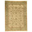 Hand Knotted Wool Oriental Area Rug in Beige And Green