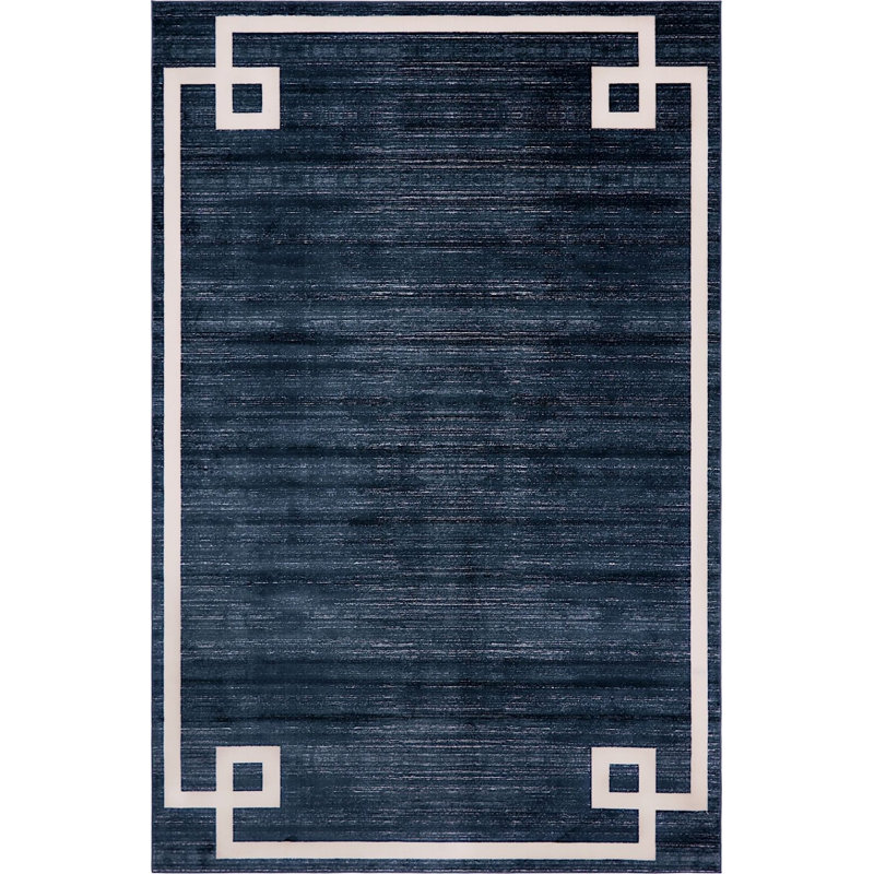 Tapis à motif géométrique gris Heights, Rectangle 4 pi x 6 pi