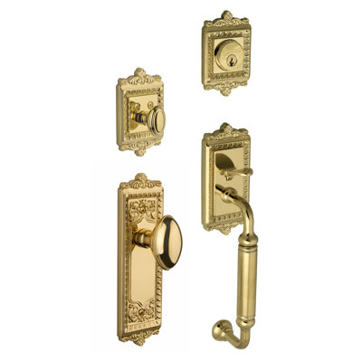 Windsor Handle With Knob And Deadbolt