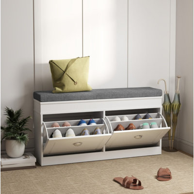 8 Pair Shoe Storage Bench