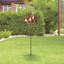Lenda 70" Outdoor Tulip Kinetic Windmill Sculpture  – Decorative Garden Spinner for Yard or Patio