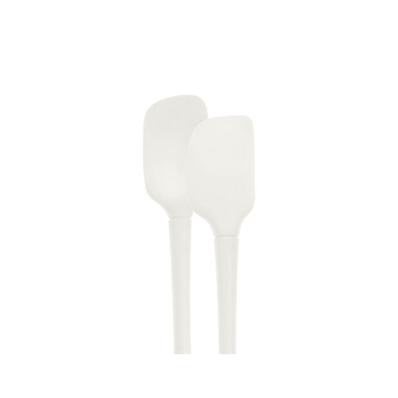 Flex-Core Mini Spatula & Spoonula All Silicone White