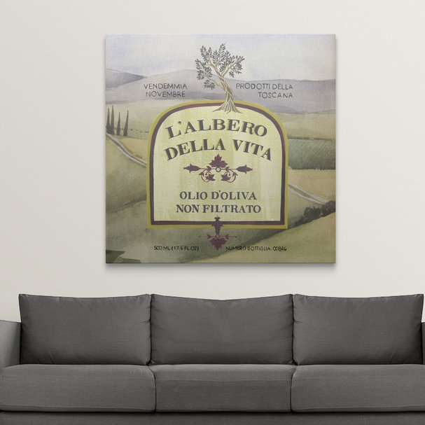 Publicité rétro «Grace Popp» par Anjelyka, H 35 po x l 35 po x P 1,5 po, Toile