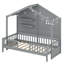 Lit maison avec tablettes-1182987318